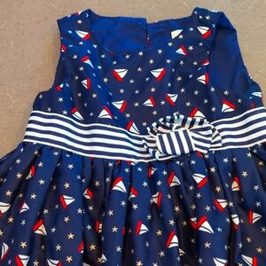 Maggie & Zoe boat dress with detailed buttons